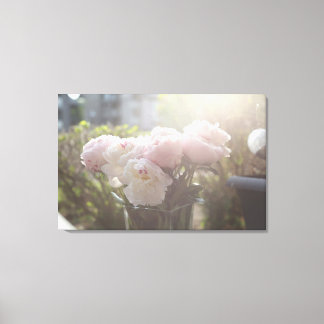 Peony Flower Canvas Artwork