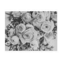 PEONY FLOWERS POSTCARD