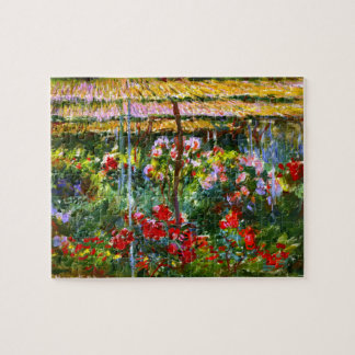 Peony Garden Claude Monet Fine Art Pussel