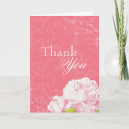 Peony Garden Coral Rosa Bröllop Tack
