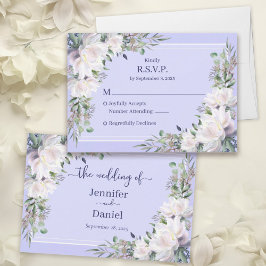 Peony Garden Wedding Lavender OSA kort
