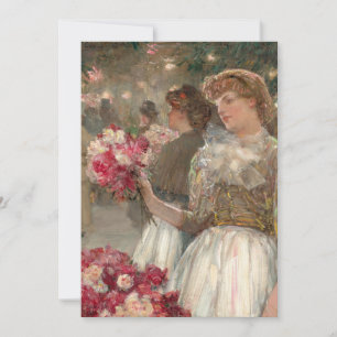 Peony Girl Childe Hassam