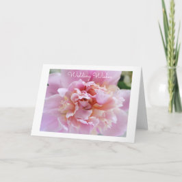Peony Greeting Card Kort