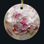 Peony Julgransprydnad Keramik<br><div class="desc">Gorgeous spring flower from my garden</div>
