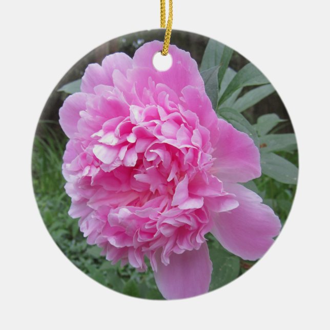 Peony Julgransprydnad Keramik (Framsidan)