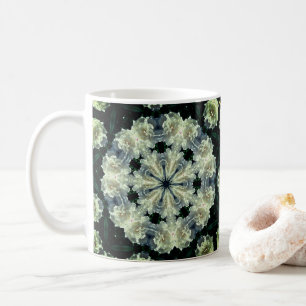 Peony Kaleidoscope Flower Art Kaffemugg
