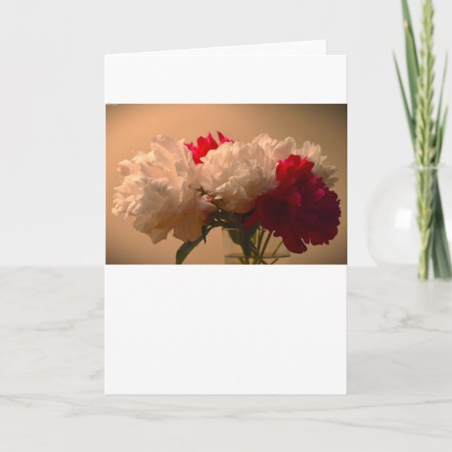 Peony-kort Kort (Framsida)