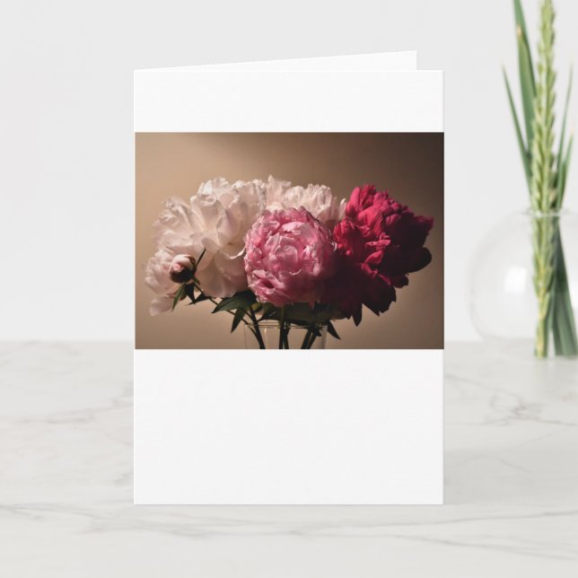 Peony-kort Kort (Framsida)