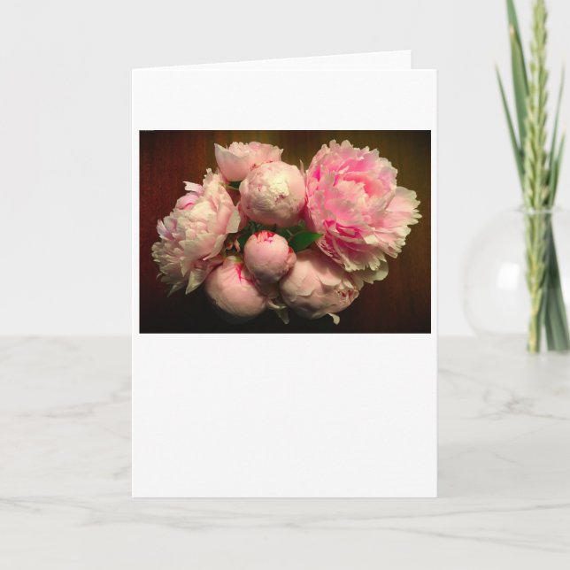 Peony-kort Kort (Framsida)