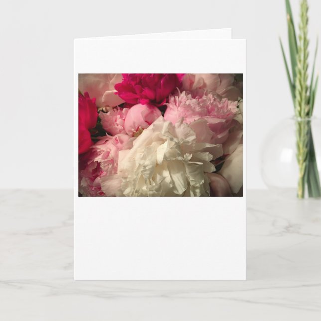 Peony-kort Kort (Framsida)