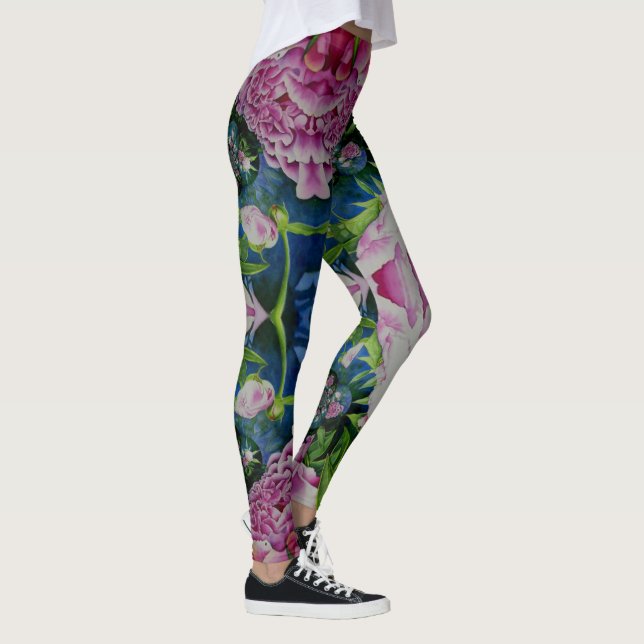 Peony Mandala 2 Leggings (Höger)