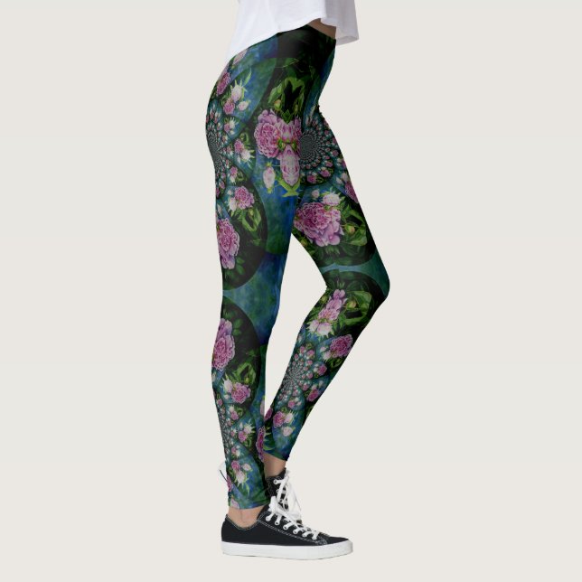 Peony Mandala Leggings (Höger)
