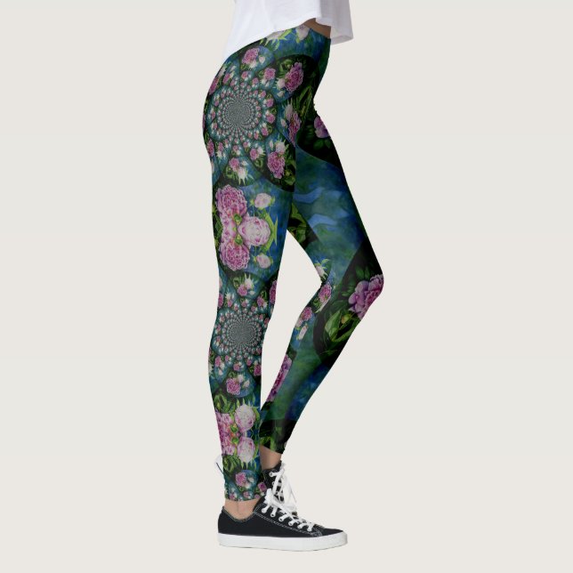 Peony Mandala Leggings (Höger)