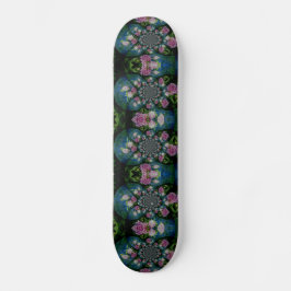 Peony Mandala Old School Skateboard Bräda 21,6 Cm