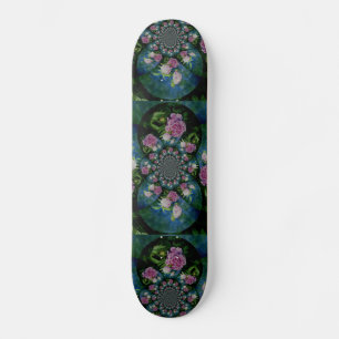 Peony mandala skateboard bräda 19,5 cm