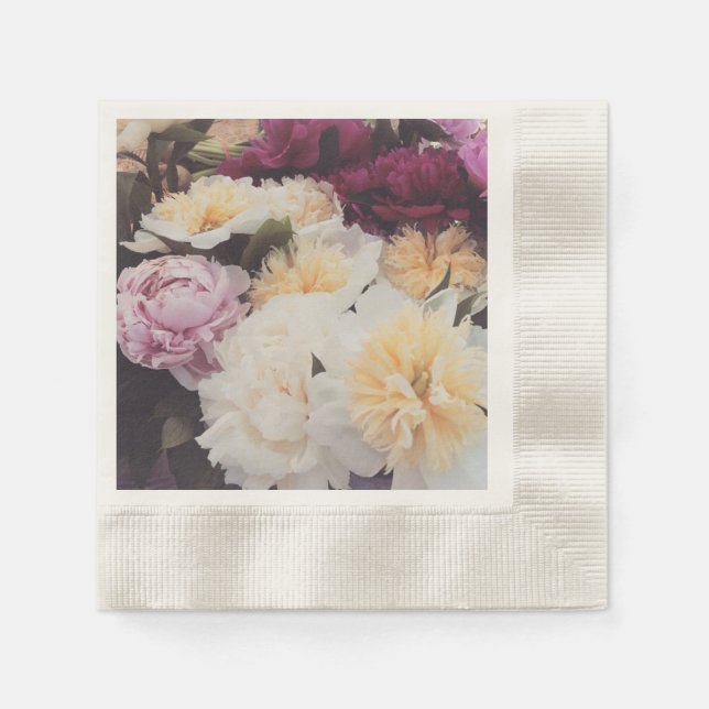 Peony Napkins Pappersservett (Framsidan)