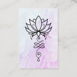 *~* Peony Nirvana Helig Geometry Yoga . Lotus Visitkort