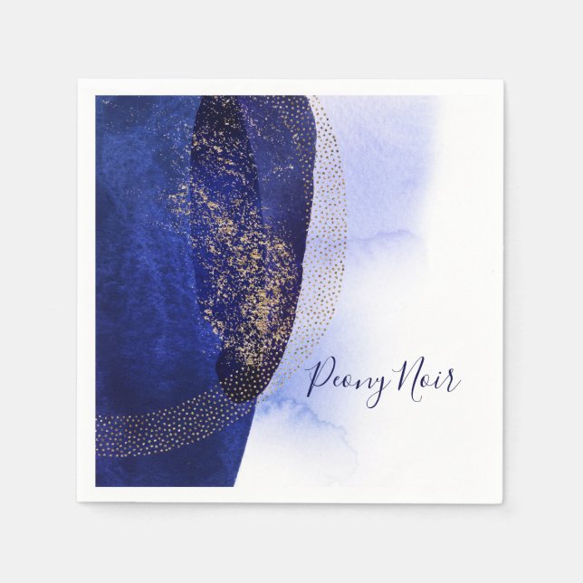 Peony Noir Collection Napkins Pappersservett (Framsidan)