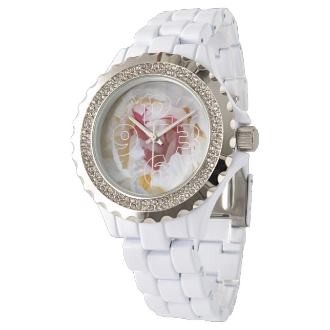 Peony petals armbandsur (Vinklad)