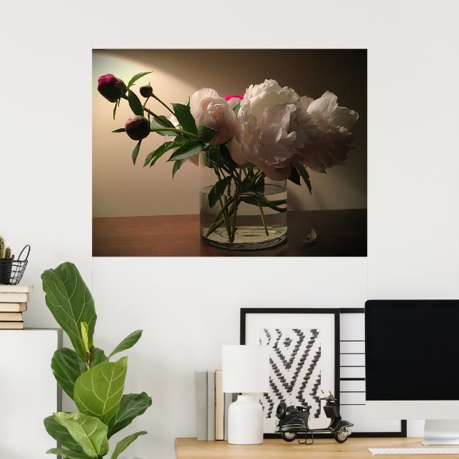 Peony Poster (Hemmakontoret)