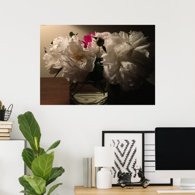 Peony Poster (Hemmakontoret)