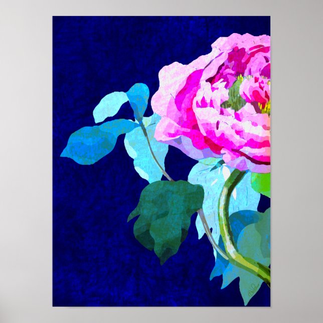 Peony Poster (Matte) (Framsidan)