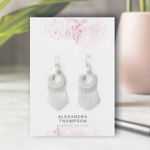 Peony Ram Modern Blommigt Sketch Jewelry Visning