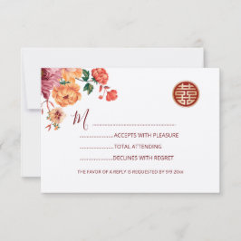 Peony Red OSA China Bröllop