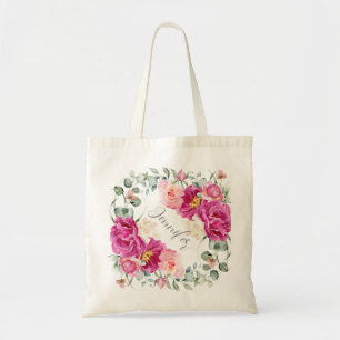 Peony & Ro Eucalyptus Greenery Tote Bag Tygkasse