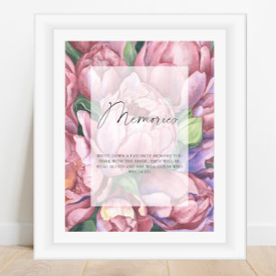 Peony ro - minnen med bruden poster