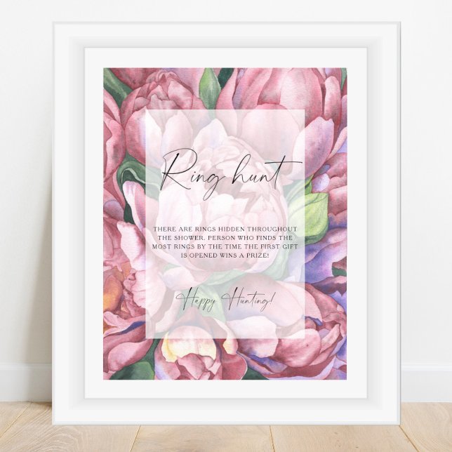 Peony ro - Ring jagar möhippa Poster (Skapare uppladdad)