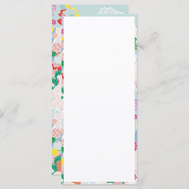 Peony rosa (Fram/baksida)