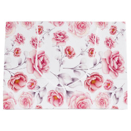 peony rosa blomsterbotany teckning vintage mönster