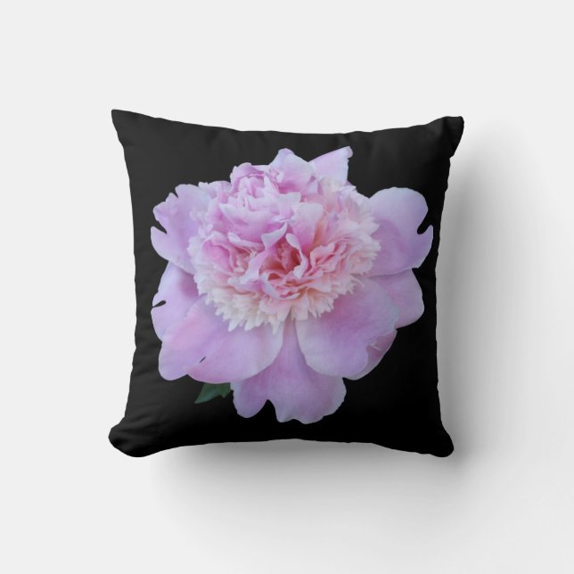 Peony Rosa Flower Modern Dekorativ kudde (Framsida)
