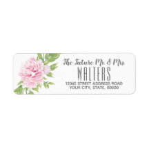 Peony Rosa Watercolor Flower |