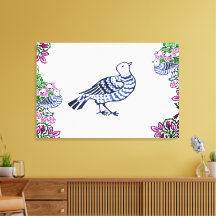People Art Birds Flowers Acorns