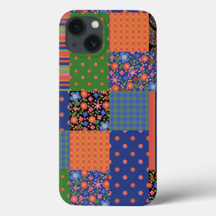 People Art Stil Faux Patchwork i Pad Case-Mate Fod
