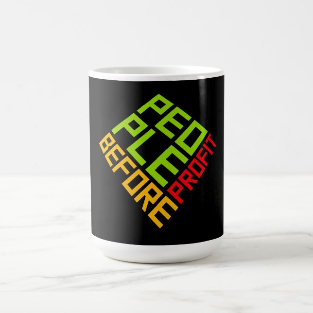 People Before Profit Activism Social Justice Equal Magisk Mugg (Center)