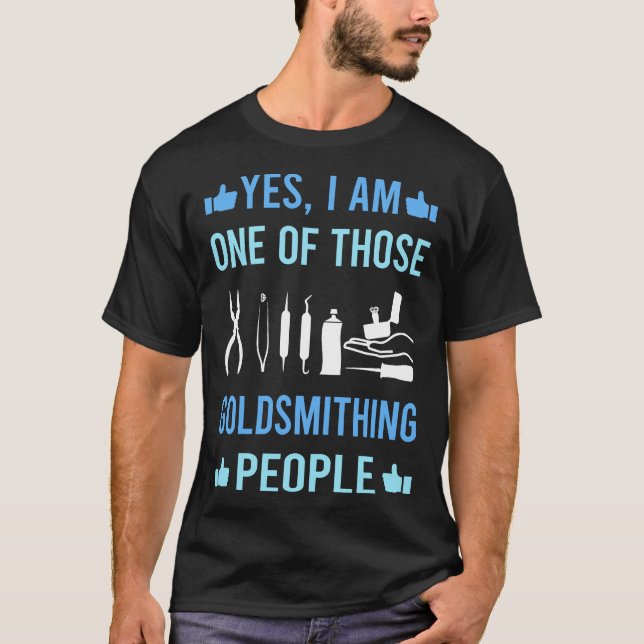 People Goldsmithing Goldsmith T Shirt (Framsida)