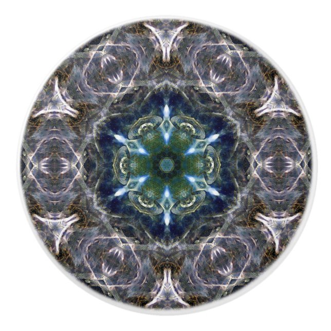 People Mandala Ceramic Drawer pull Knopp (Framsidan)