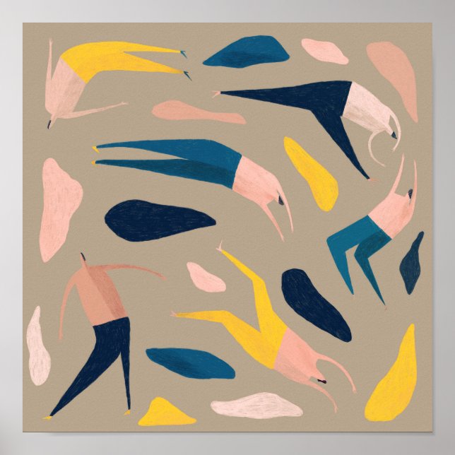 People Mönster Poster (Framsidan)