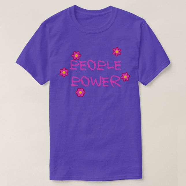 People Power Activist Protest T Shirt (Design framsida)