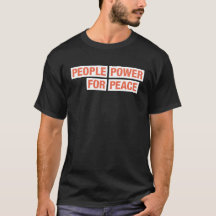 People Power for Peace Advocacy Teams T-Shirt Mörk
