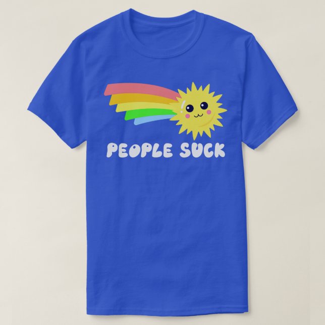 People Suck T Shirt (Design framsida)