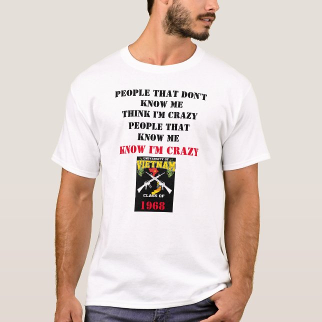 PEOPLE THAT DON'T KNOW ME T-Shirt (Framsida)