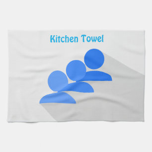 People Vector Graphic Kitchen Towel Kökshandduk