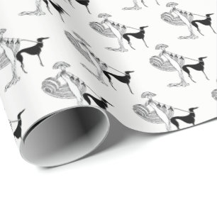 People-Woman-Hund-FilledIn-ArtDeco-Trans-BG-ADD-15 Presentpapper