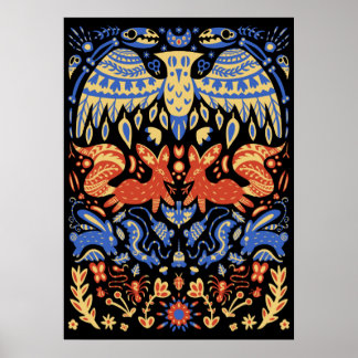 PeopleArt Animal Mönster Food Webben Poster