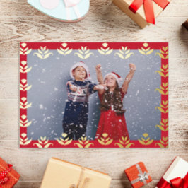 PeopleArt Blommigt Gräns Cute Mysigt Rustic-jul