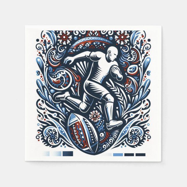 PeopleArt Football Symphony’ Papper Napkins - Stan Pappersservett (Framsidan)